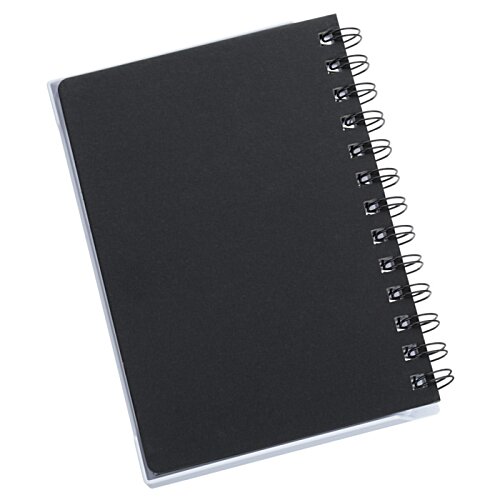 Additional Image 3 - a black notebook with spiral bound