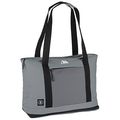 Additional Image 3 - a grey bag with black straps