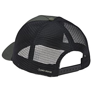 Additional Image 2 - a black hat with a mesh back