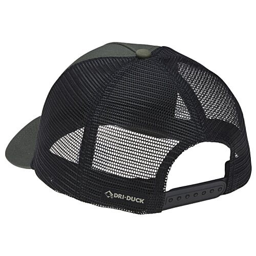 Additional Image 2 - a black hat with a mesh back