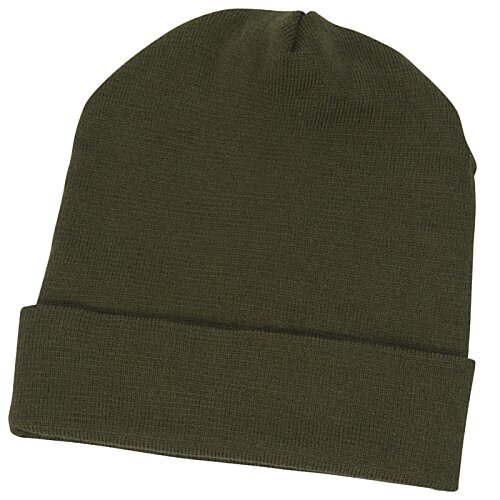 Additional Image 5 - a green beanie on a white background