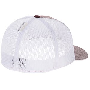 Additional Image 1 - a white hat with a brown patch