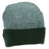 View Image 2 of 3 of Heather Two-Tone Cuff Beanie