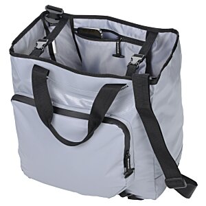 Additional Image 4 - a grey bag with black straps