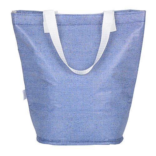 Additional Image 2 - a blue bag with white handles