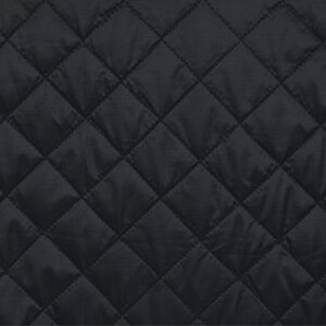 Additional Image 3 - a black quilted surface with square patterns