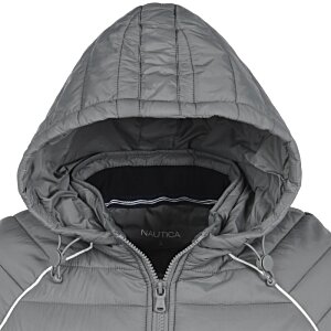 Additional Image 2 - a grey jacket with a hood