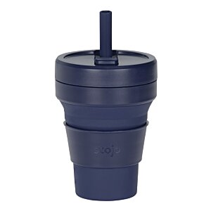 Additional Image 1 - a black cup with a straw