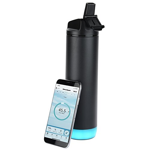 Additional Image 8 - a black and blue water bottle