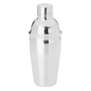 Additional Image 3 - a silver shaker with a silver lid