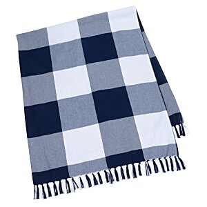 Additional Image 1 - a blue and white plaid