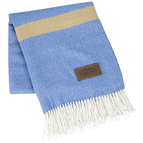 Additional Image 1 - a blue and white blanket