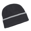 View Image 3 of 5 of Harriton Fleece Lined Reflective Beanie