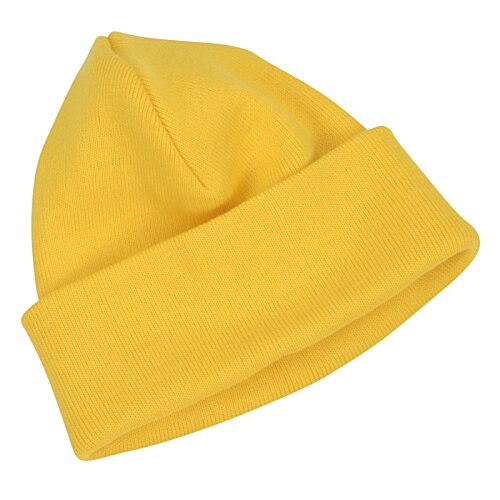 Additional Image 2 - a yellow beanie on a white background