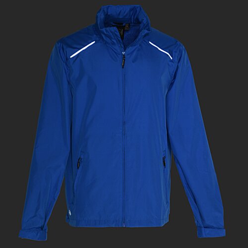 Additional Image 4 - a blue jacket with white stripes