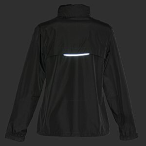 Additional Image 5 - a black jacket with a white stripe