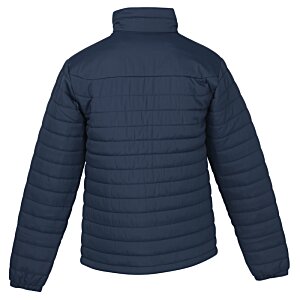 Additional Image 1 - a back view of a blue jacket