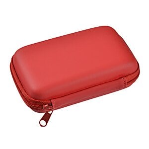 Additional Image 3 - a red case with zipper