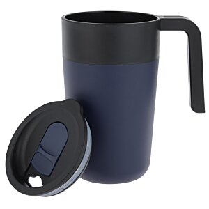 Additional Image 3 - a blue and black coffee mug