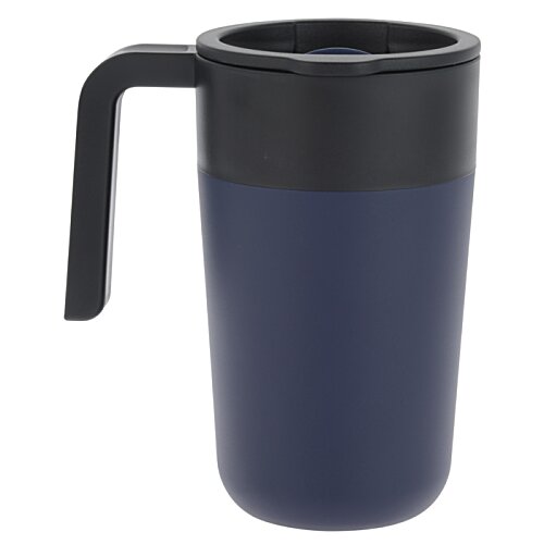 Additional Image 2 - a blue and black coffee mug