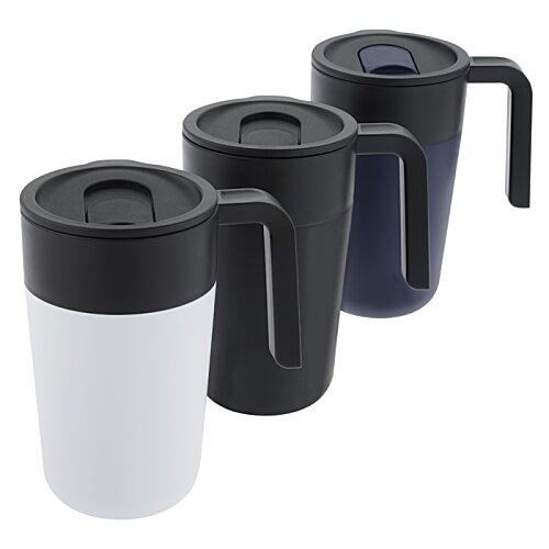 Additional Image 4 - a group of black and white coffee mugs