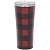 Additional Image 1 - a red and black plaid cup