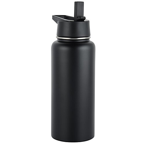 Additional Image 1 - a black bottle with a straw
