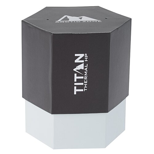 Additional Image 6 - a black and white hexagon shaped object