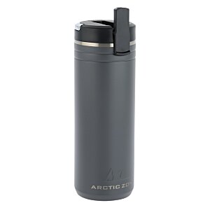 Additional Image 1 - a black and gold water bottle