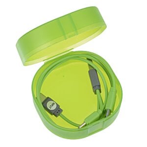 Additional Image 1 - a green round box with a green object inside