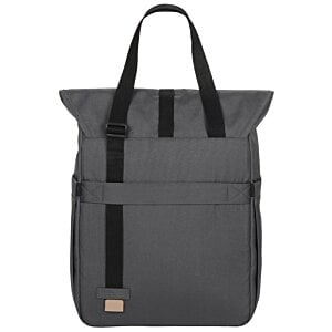Additional Image 2 - a grey bag with black straps