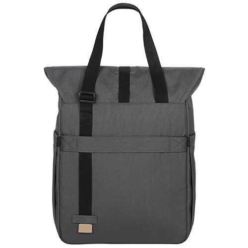 Additional Image 2 - a grey bag with black straps