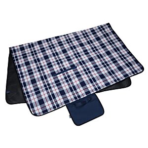 Additional Image 2 - a blue and white checkered mat