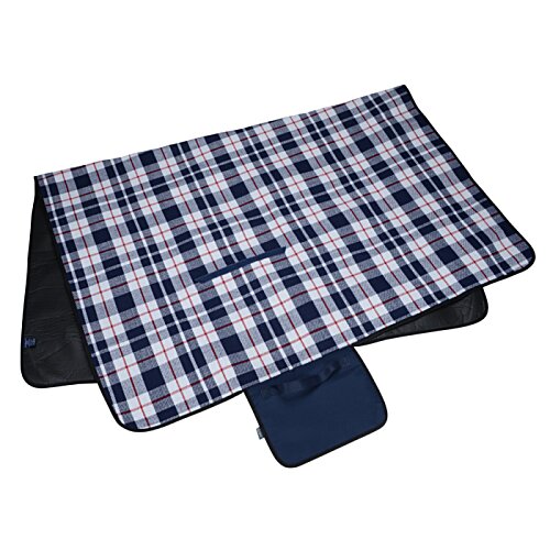 Additional Image 2 - a blue and white checkered mat