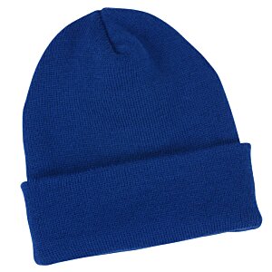 Additional Image 2 - a blue beanie on a white background