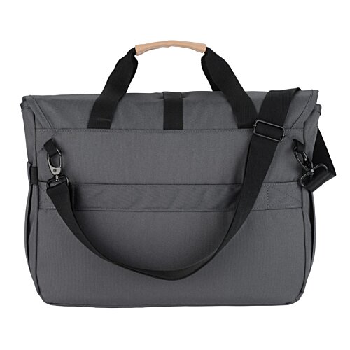 Additional Image 2 - a grey bag with black straps
