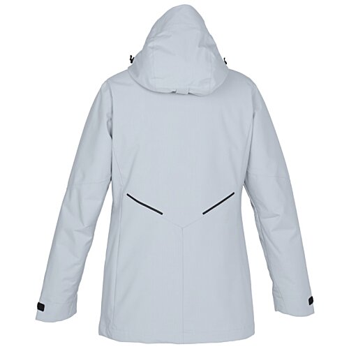Additional Image 1 - a white coat with a hood