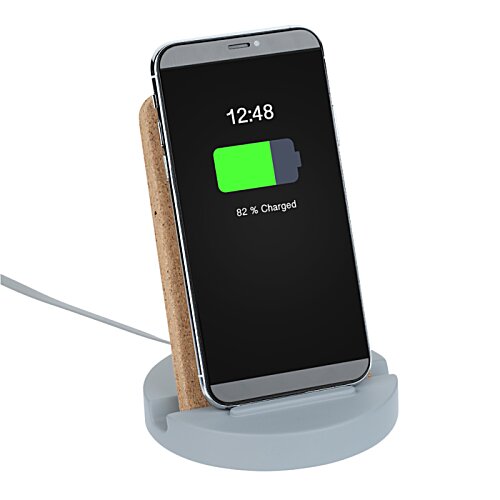 Additional Image 2 - a phone charging on a charging dock