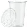 View Image 2 of 2 of Clear Soft Plastic Cup with Lid - 10 oz.