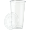 View Image 2 of 2 of Clear Soft Plastic Cup with Lid - 32 oz.