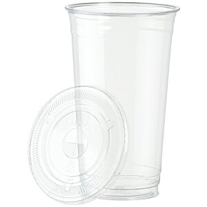 Additional Image 1 - a clear plastic cup with a lid