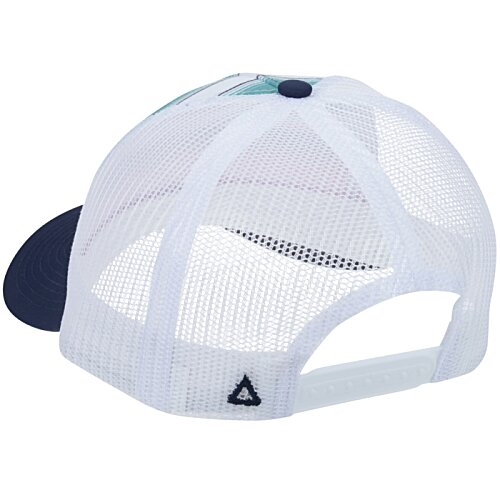 Additional Image 1 - a white hat with a black logo