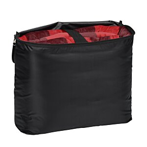 Additional Image 4 - a black bag with red inside