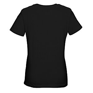 Additional Image 1 - a black t-shirt on a white background