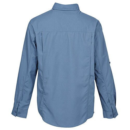 Additional Image 1 - a blue long sleeved shirt