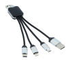 View Image 5 of 5 of SCX Stellar Light-Up Logo Charging Cable - Rectangle