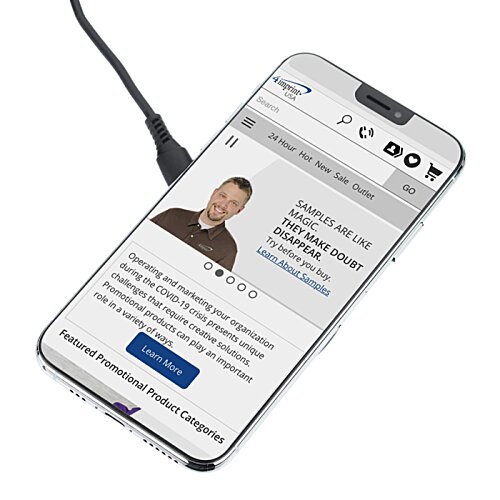 Additional Image 3 - a cell phone with a wire