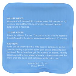 a blue square with white text