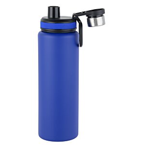 Additional Image 3 - a blue water bottle with a black handle