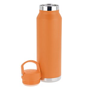 Additional Image 4 - an orange thermos with a lid